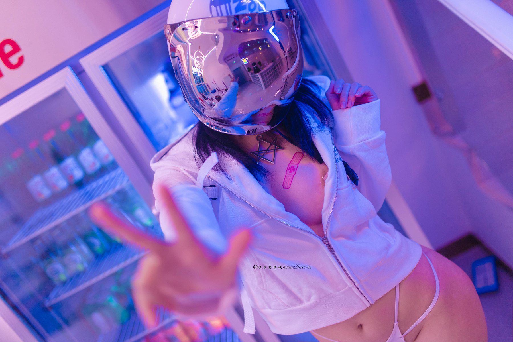 Cosplay 柒柒要乖哦 骑行少女 4