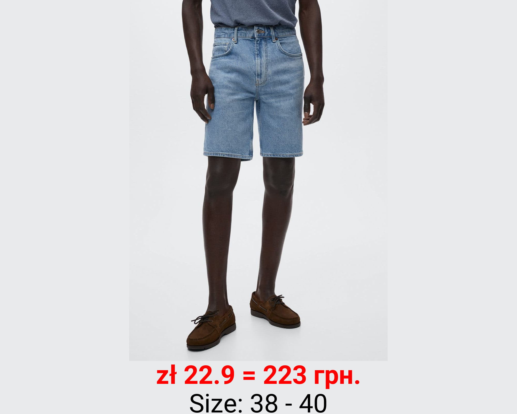 Bermudas vaqueras regular fit