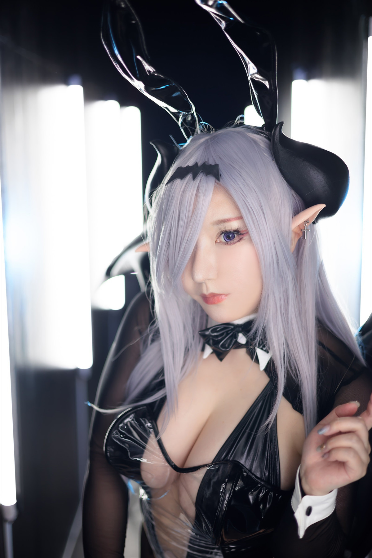 Cosplay SAKUサク See-through Bunny Succubus Set.01 13