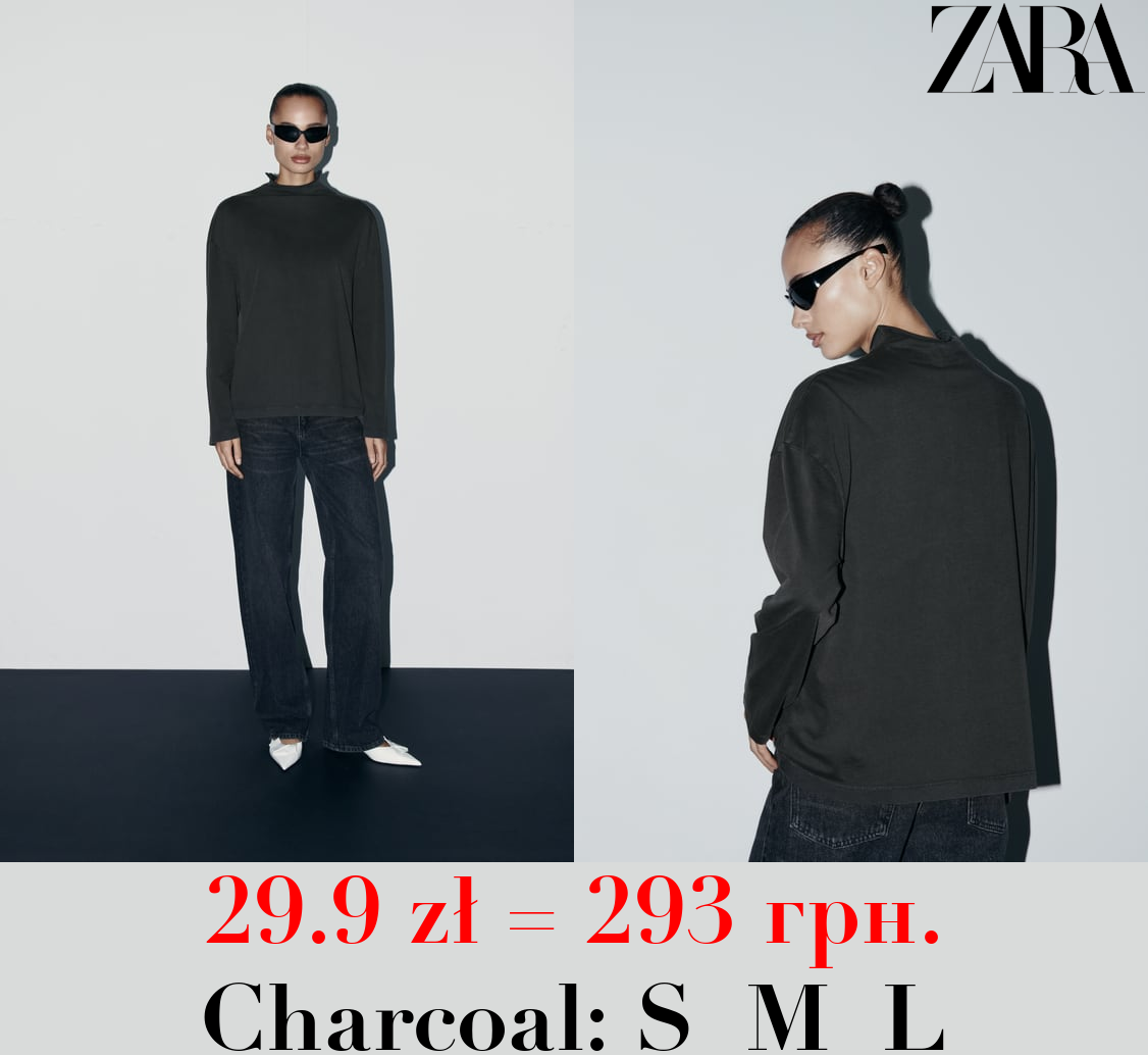 FADED LONG SLEEVE TOP