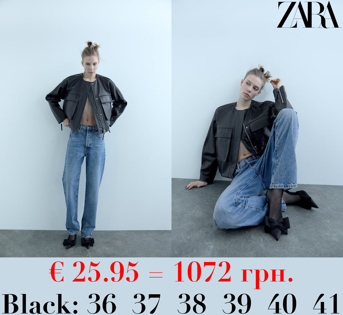 HIGH-HEEL SHOES WITH BOW DETAIL