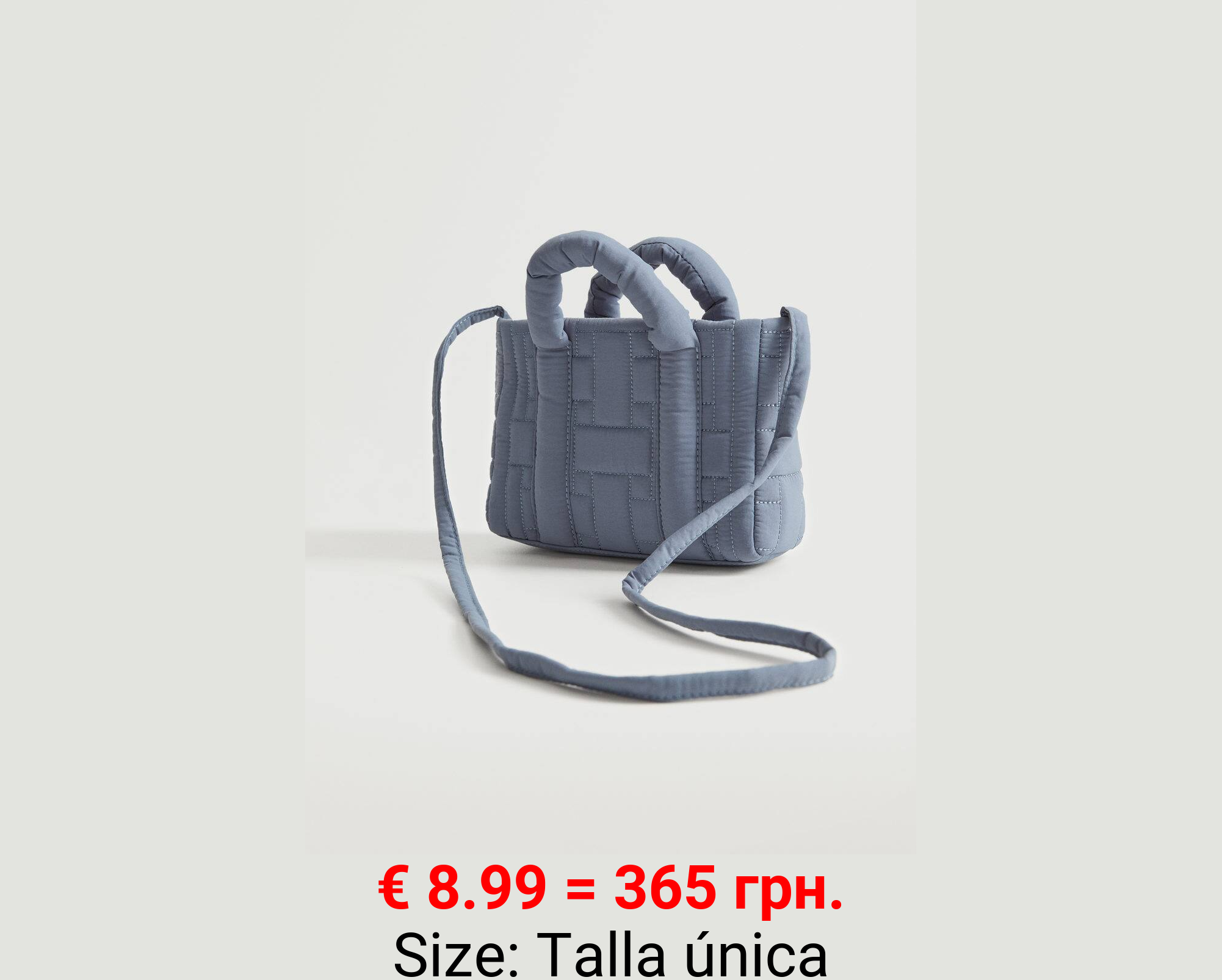 Bolso shopper acolchado