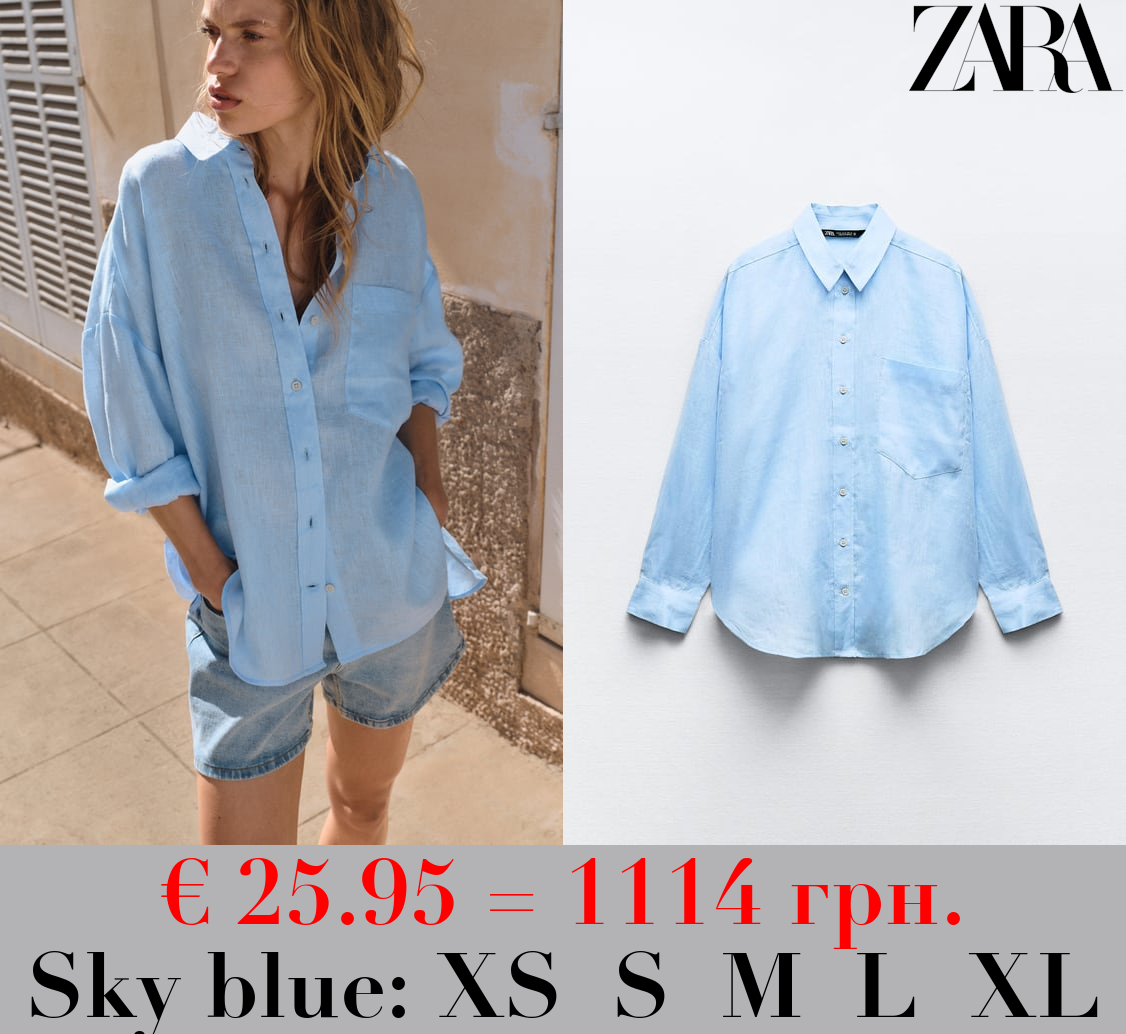 100% LINEN BASIC SHIRT