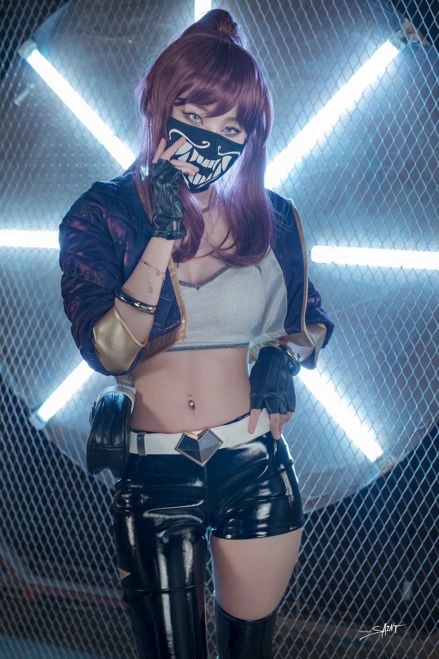 Yuna 유나, [SAINT Photolife] KDA Akali 4
