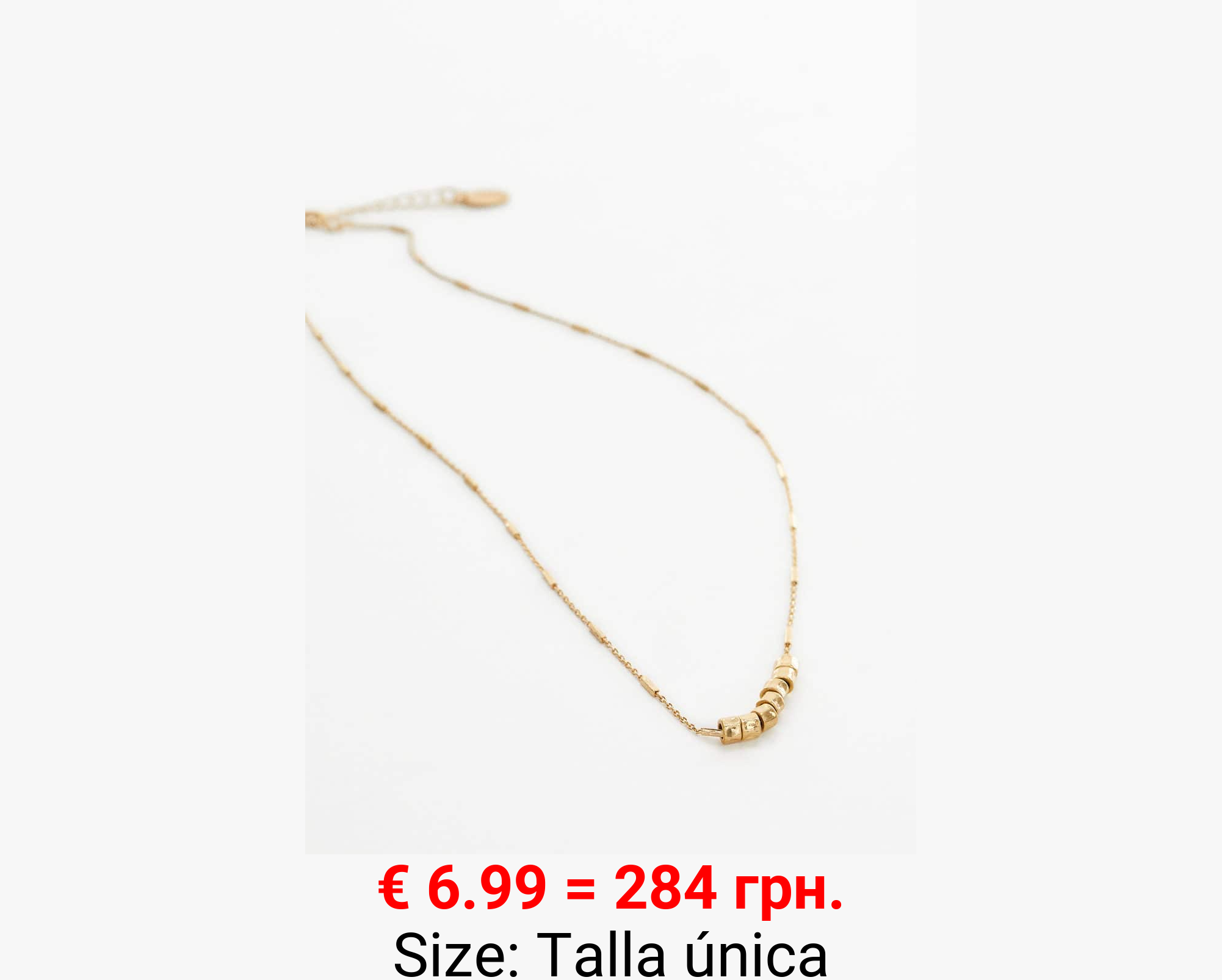 Collar fino abalorios