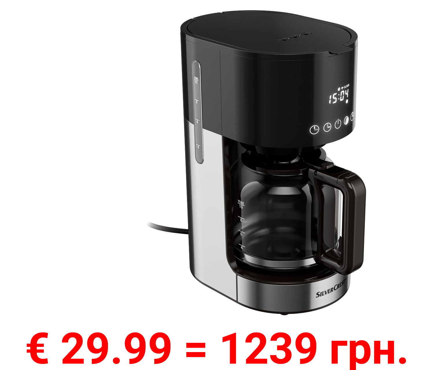 SILVERCREST® KITCHEN TOOLS Kaffeemaschine Smart »SKMS 900 A1«, 900 Watt