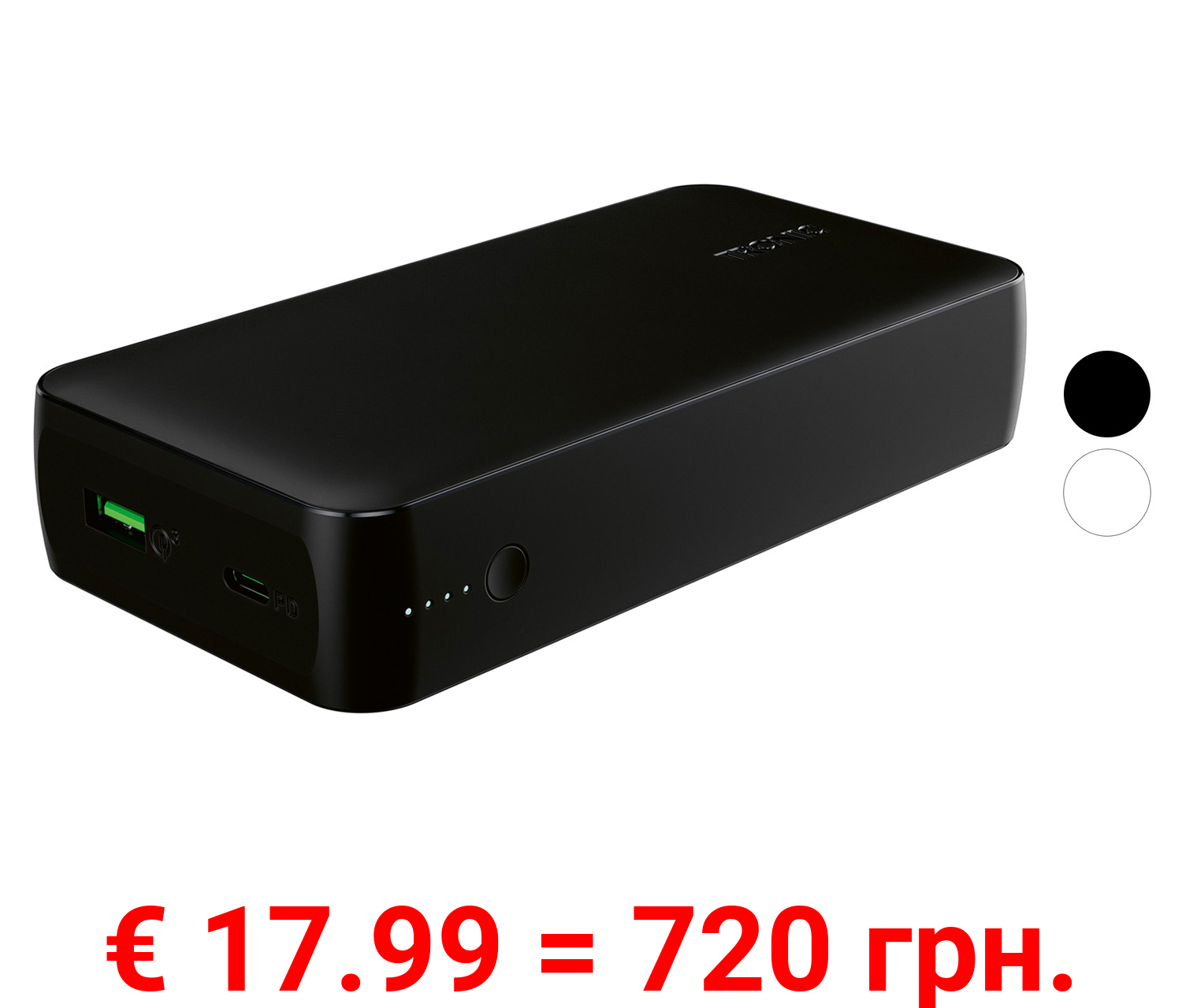 TRONIC® Powerbank »TPB20000A2«, 20000 mAh, mit Power Delivery