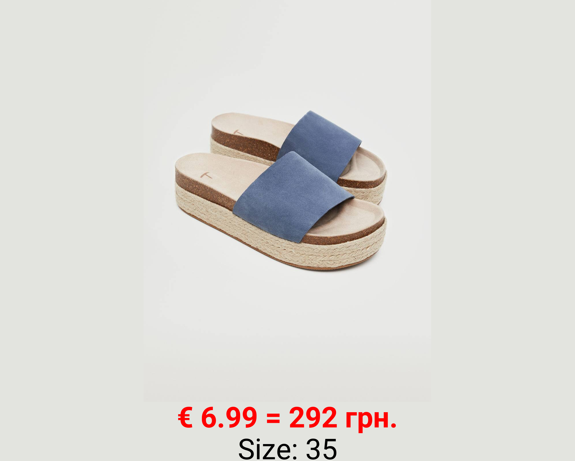 Sandalia piel plataforma