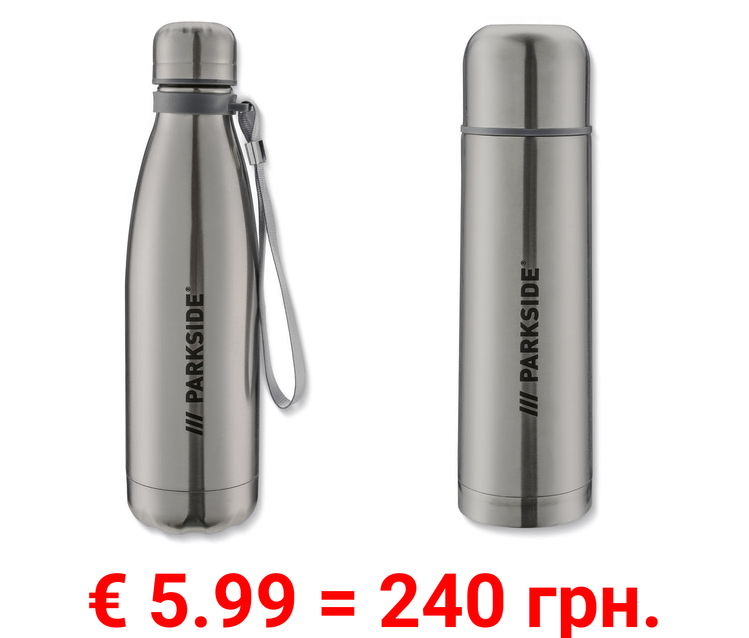 PARKSIDE® Thermoflasche, aus Edelstahl