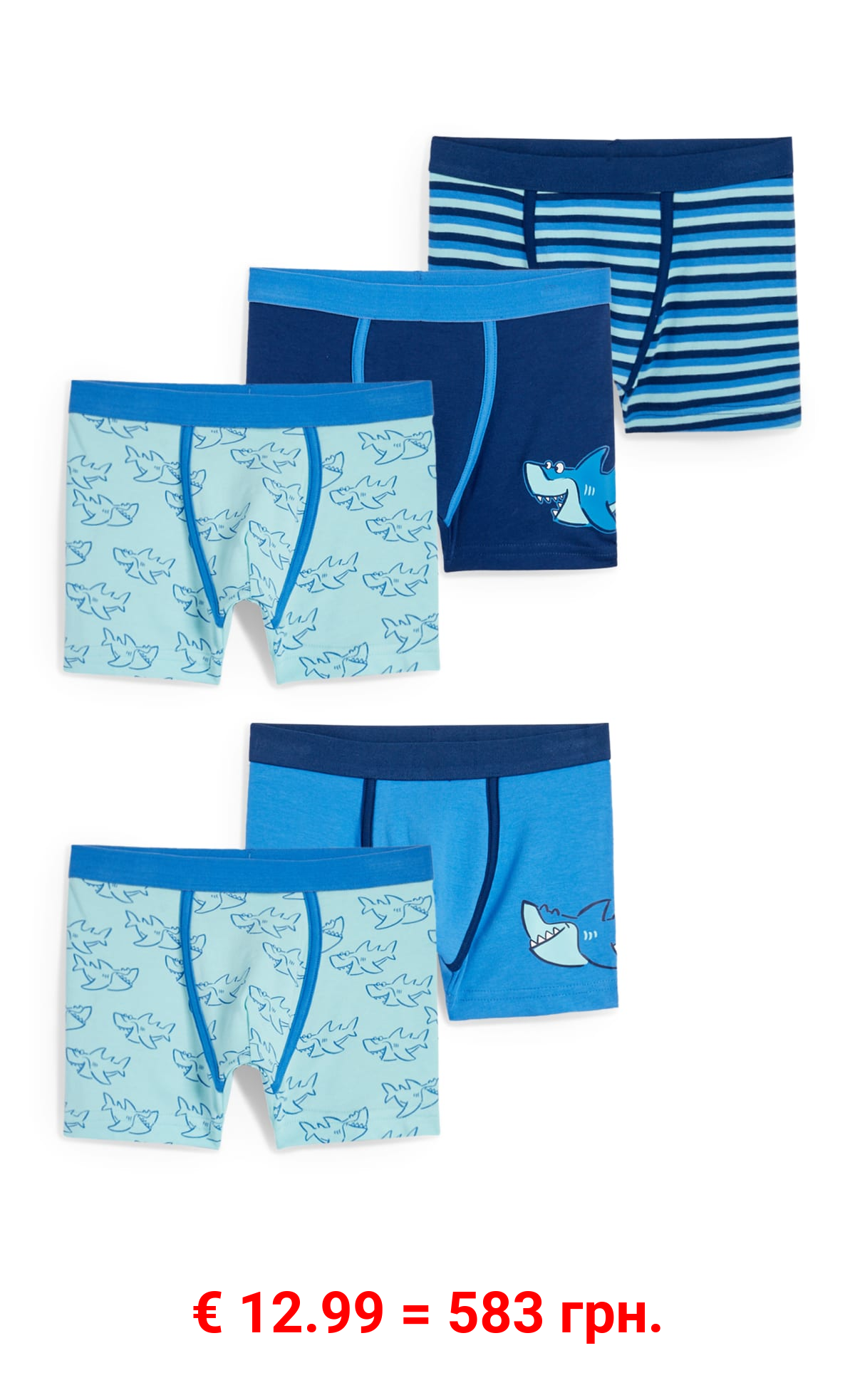 Multipack 5er - Hai - Boxershorts