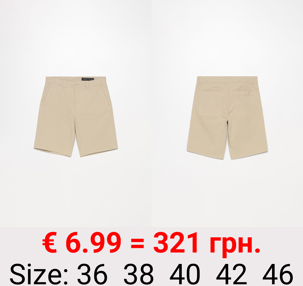 Rustic Bermuda shorts