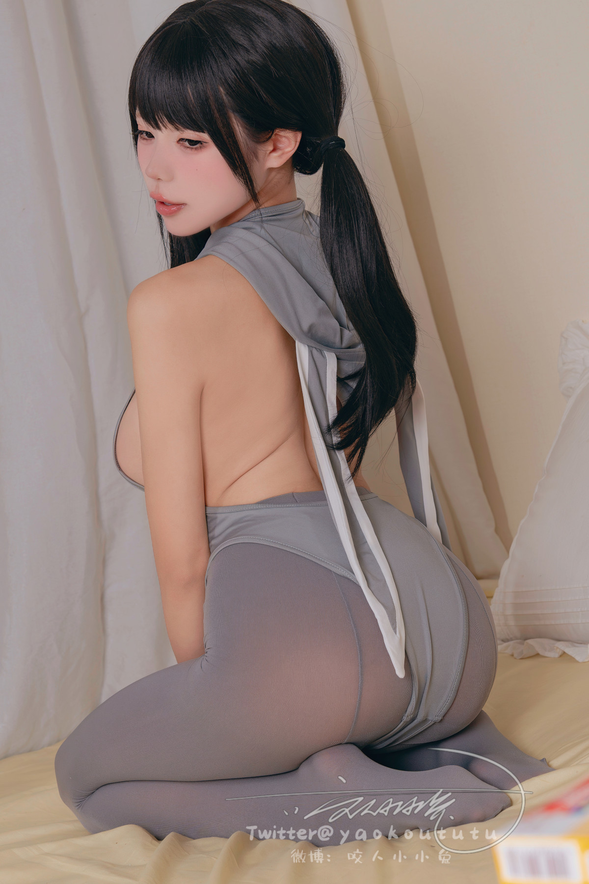 Cosplay 黏黏团子兔 小灰兔 Gray Rabbit 25