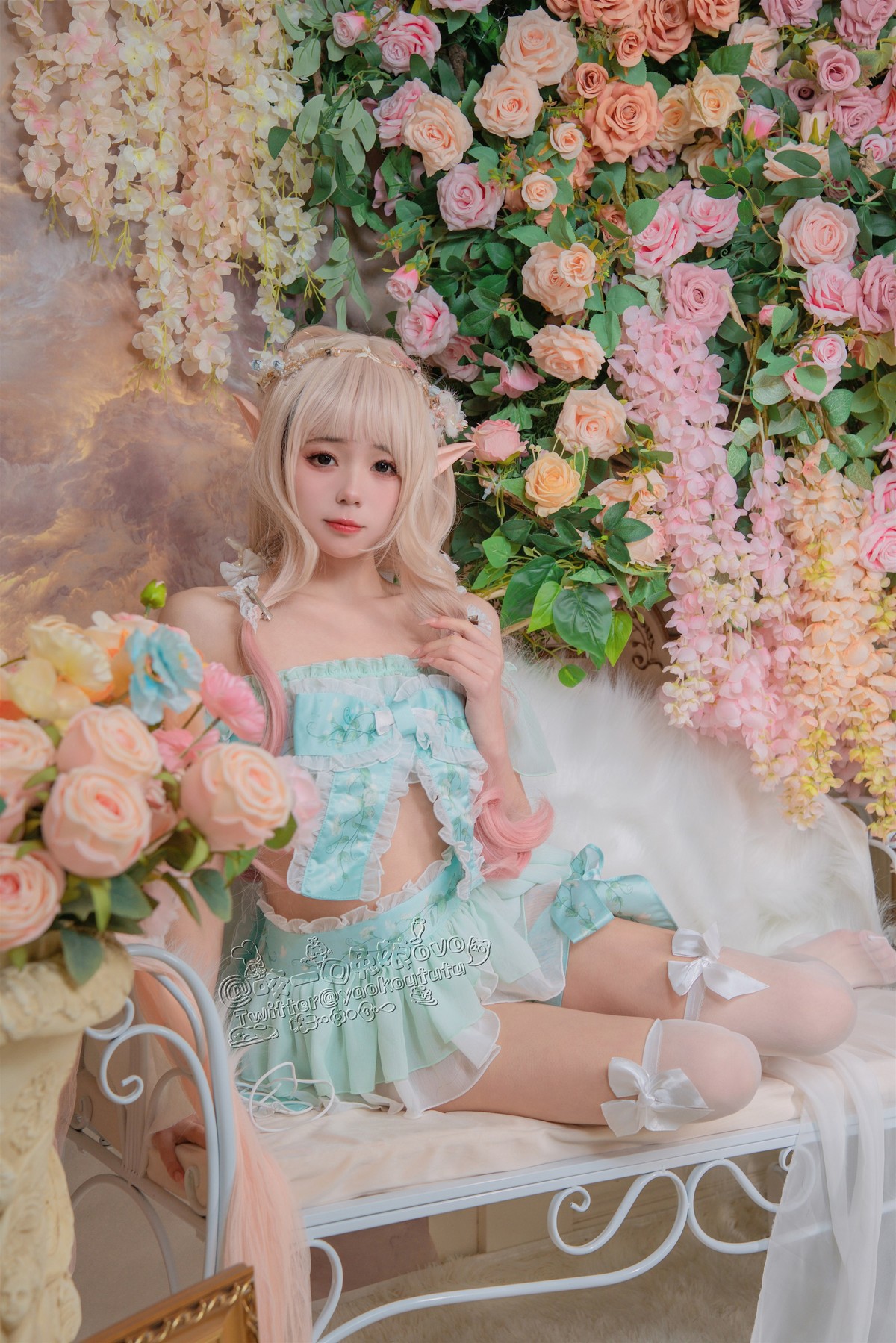 Cosplay 咬一口兔娘 豌豆公主的秘密花房 4