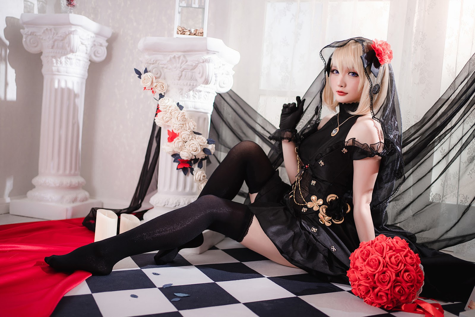 Cosplay 星之迟迟Hoshilily Z23婚纱 11