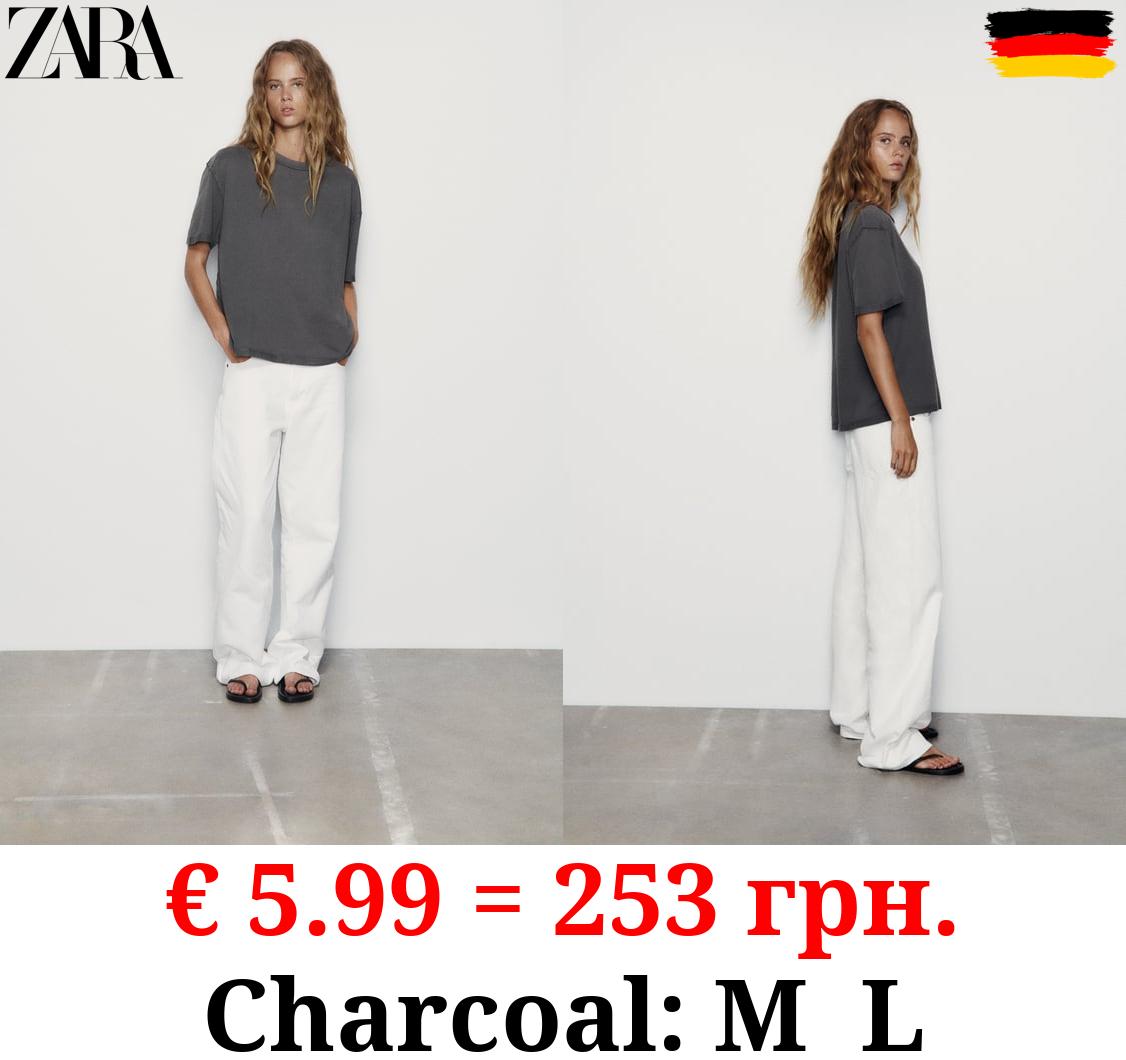 COTTON T-SHIRT WITH INVERTED SEAMS