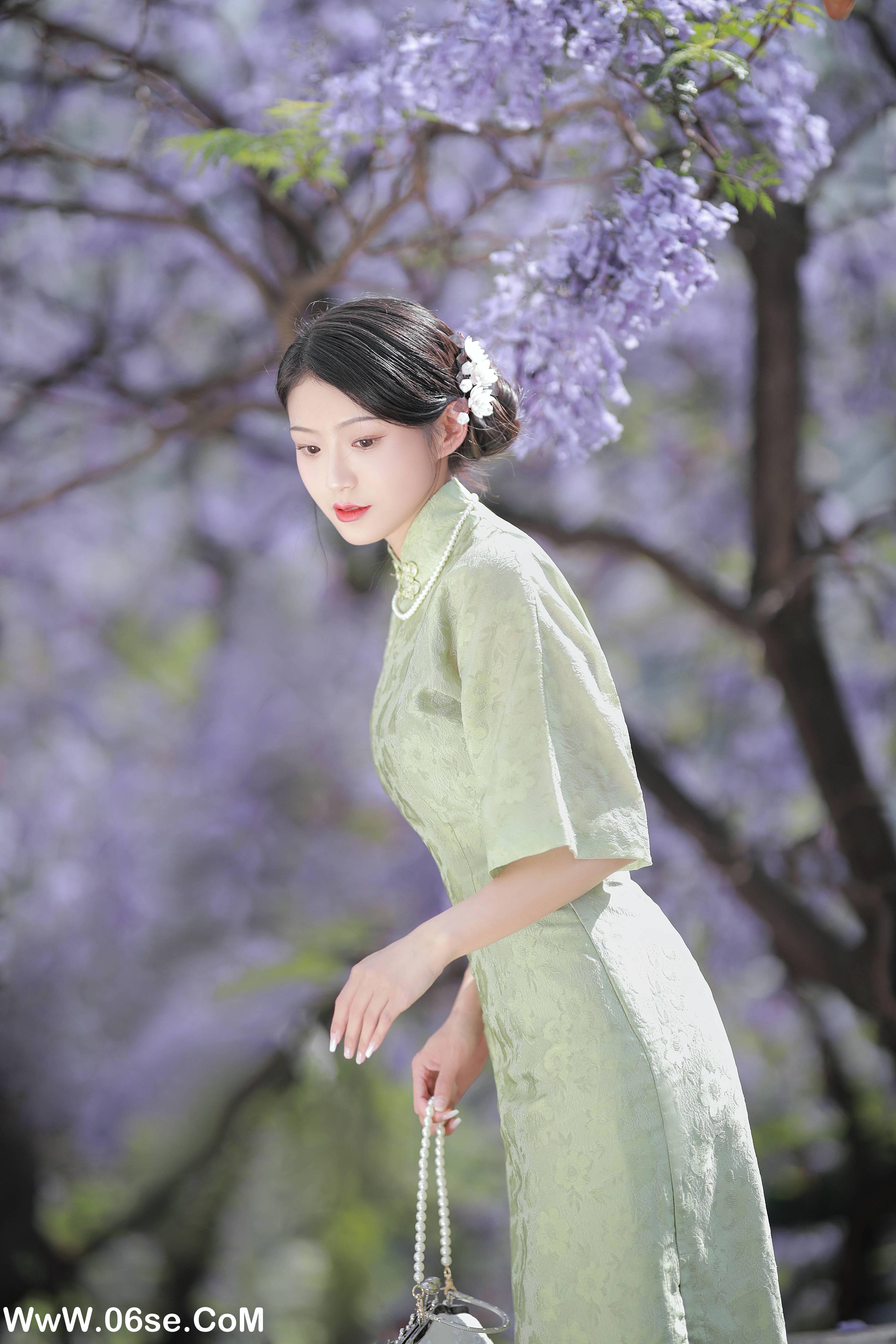 图片[3]-[YITUYU艺图语]2022.06.20 蓝花楹 nya酱的铃铛铛[24P-426.82MB]-六色网