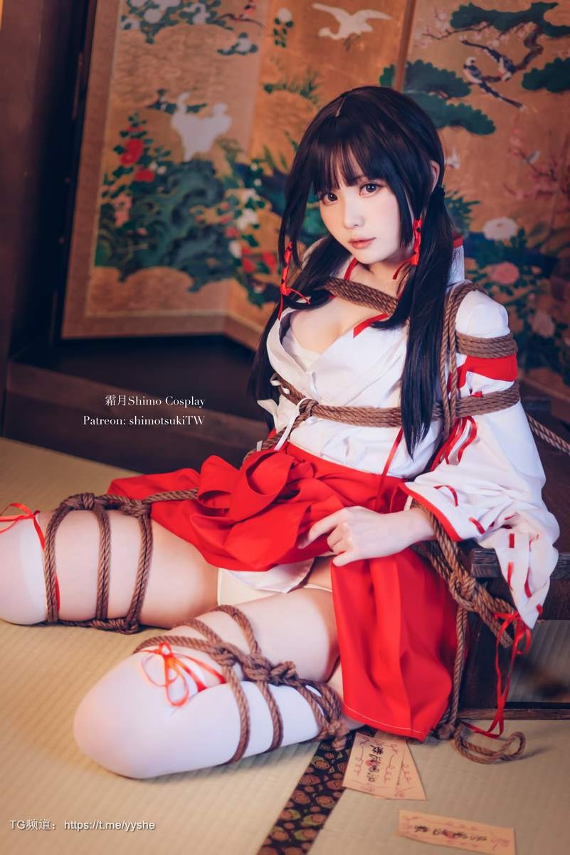 [Cos]霜月shimo - 巫女捆绑 [24P] 13