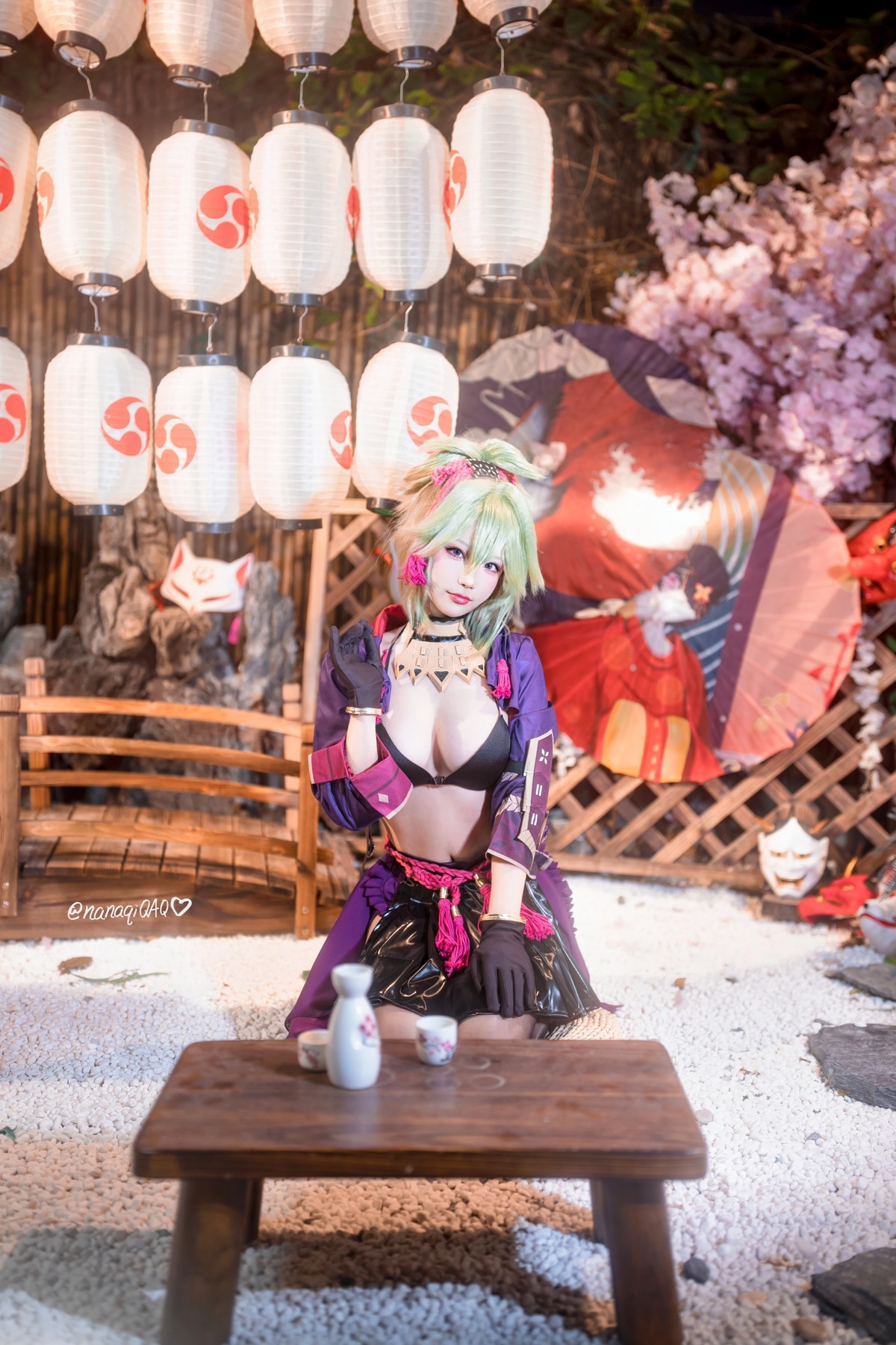 Cosplay 七七娜娜子 久岐忍同人 8