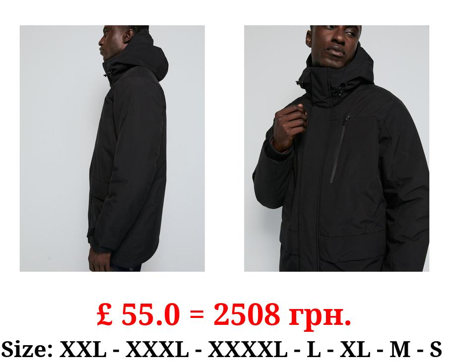 Black Parka Coat