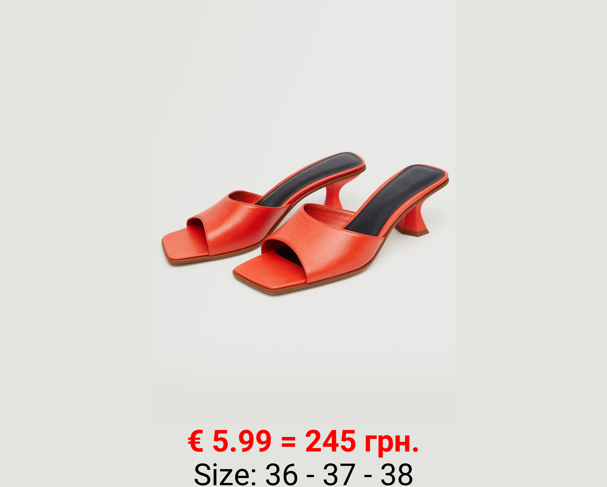 Sandalia destalonada tacón