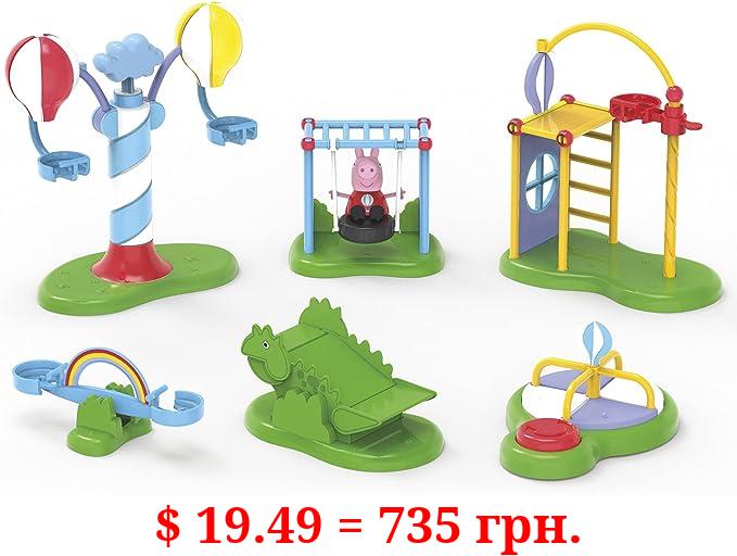 Peppa Pig Peppa’s Adventures Peppa’s Balloon Park Preschool Toy, Playset Perfect for Easter Basket Stuffers, Great Gifts Toys for Kids (Amazon Exclusive)