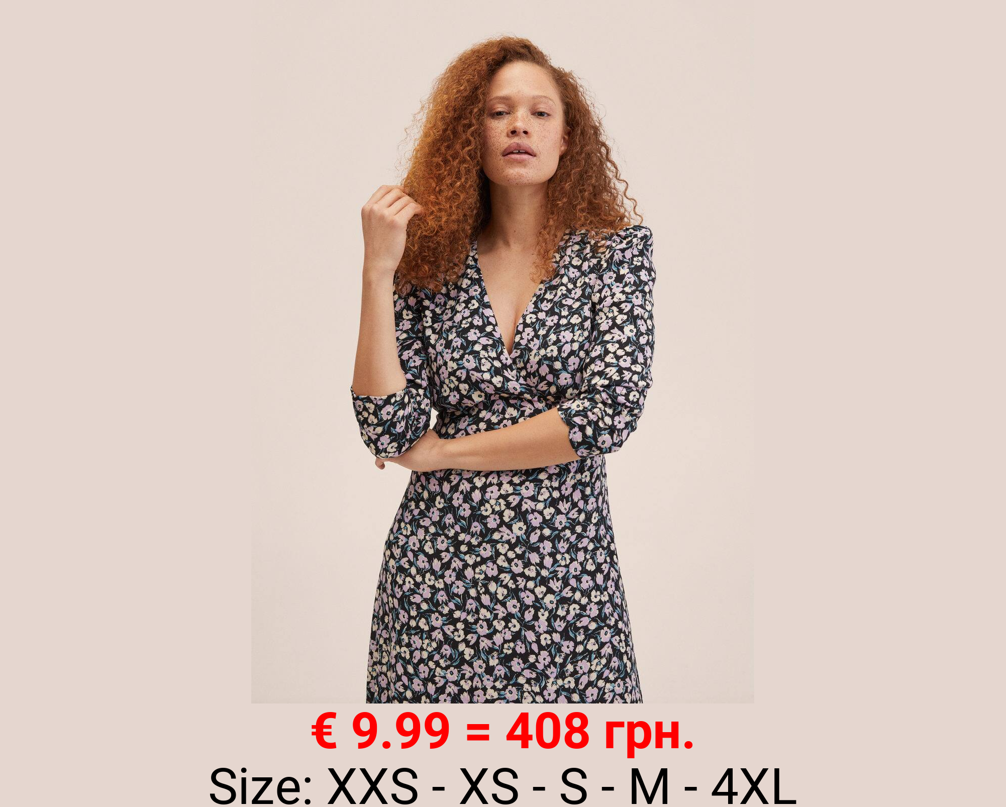 Vestido estampado floral