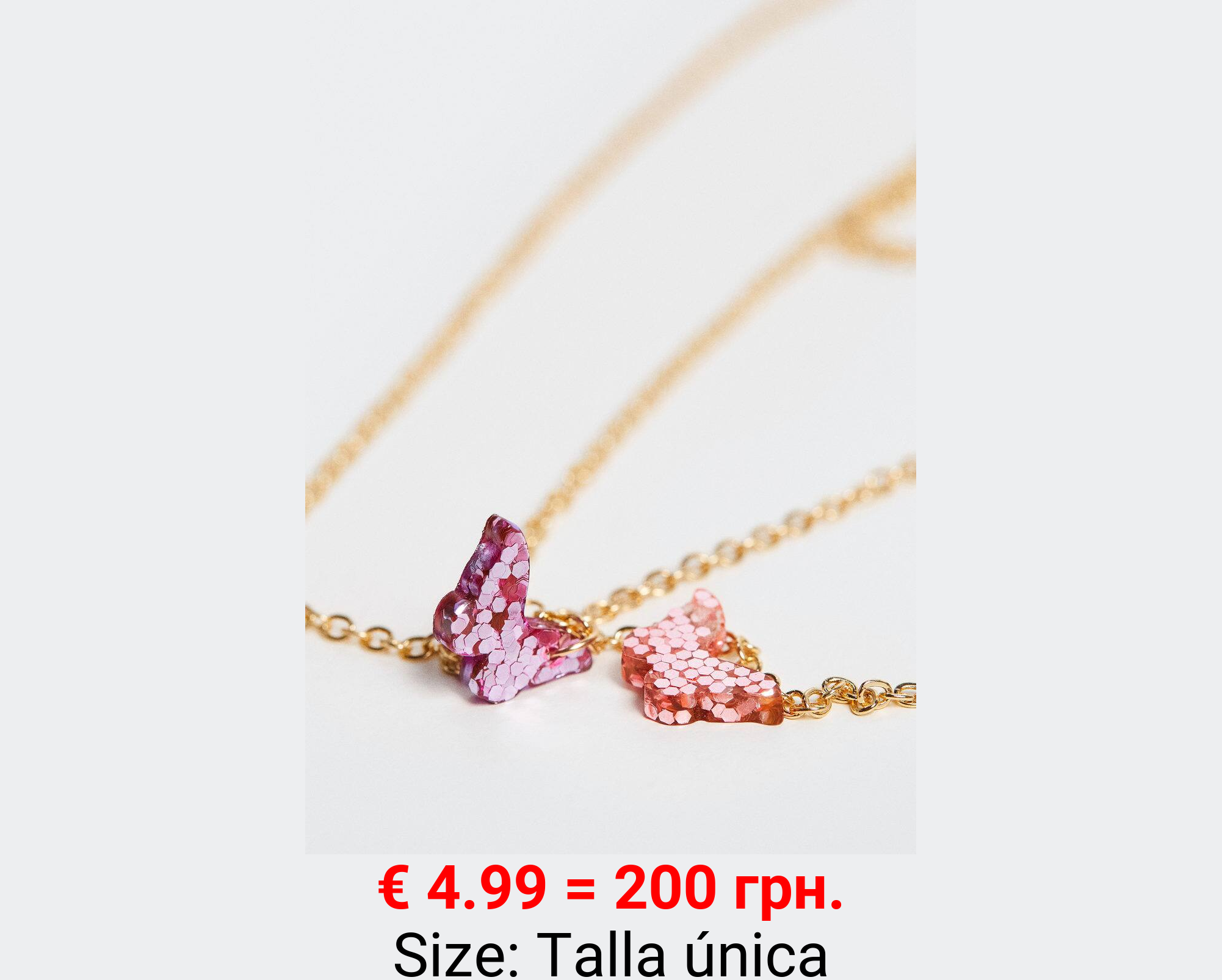 Pack 2 collares mariposa