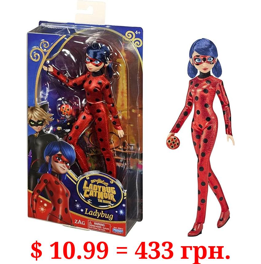 Miraculous Ladybug & Cat Noir Movie Exclusive 10.5" Ladybug Fashion Doll, Movie Accessory