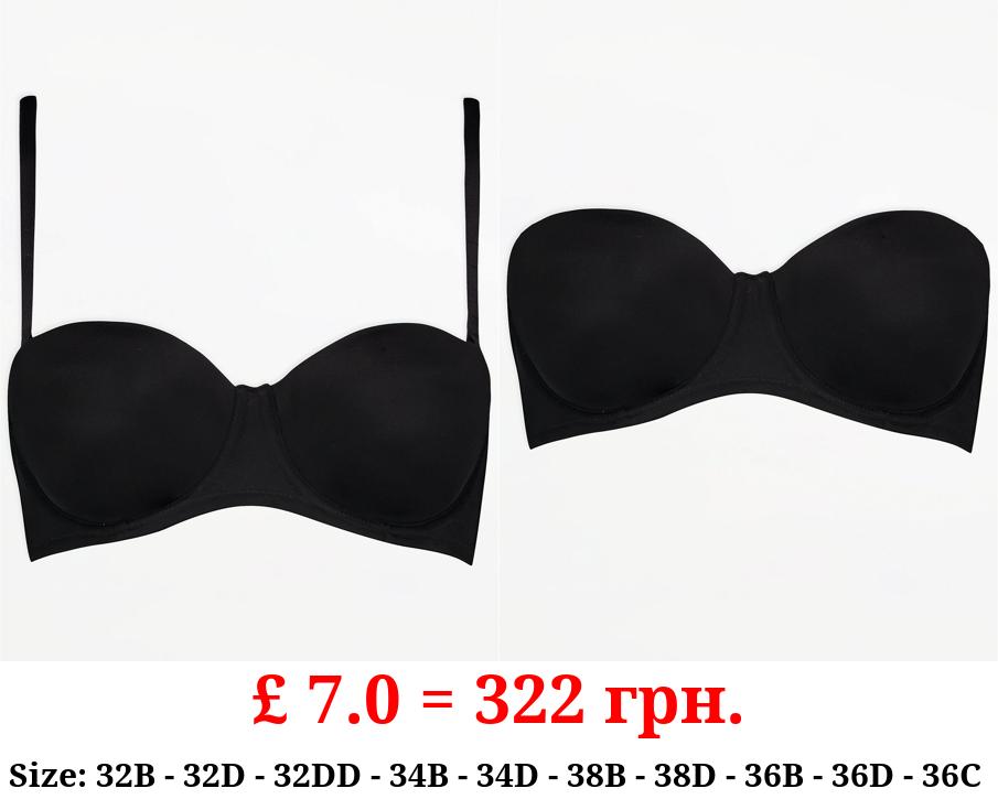 Black Multiway Underwired Bra