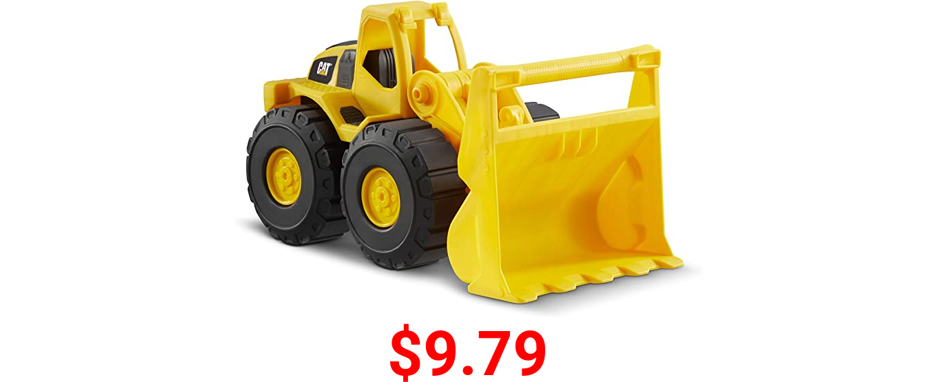 Cat Construction 10 Inch Plastic Wheel Loader Toy