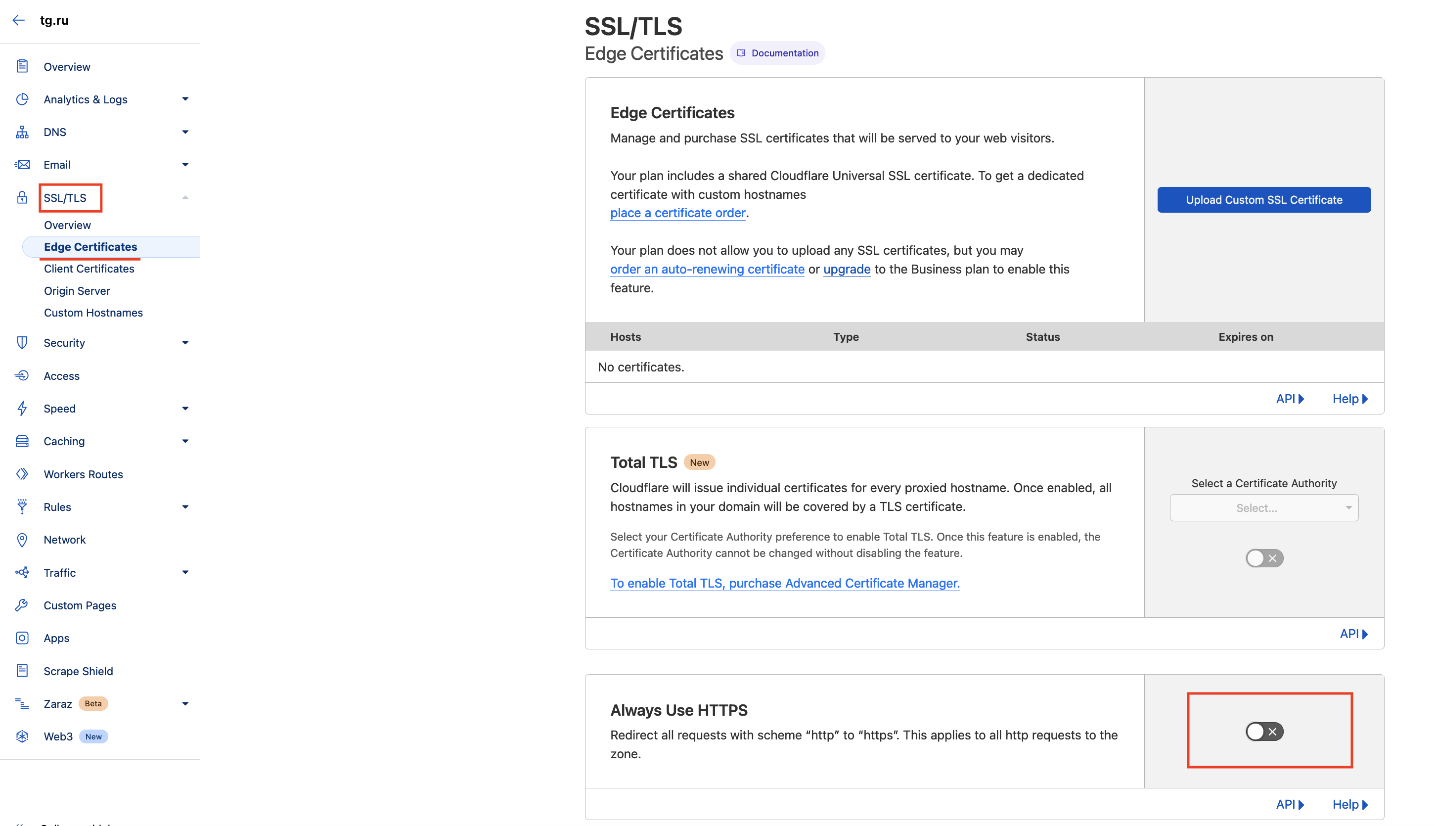 Привязка домена – Telegraph