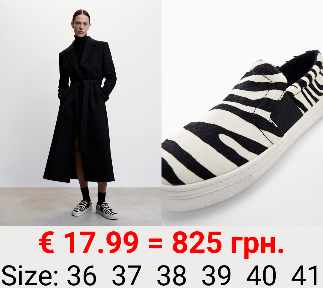 Deportivas piel pelo