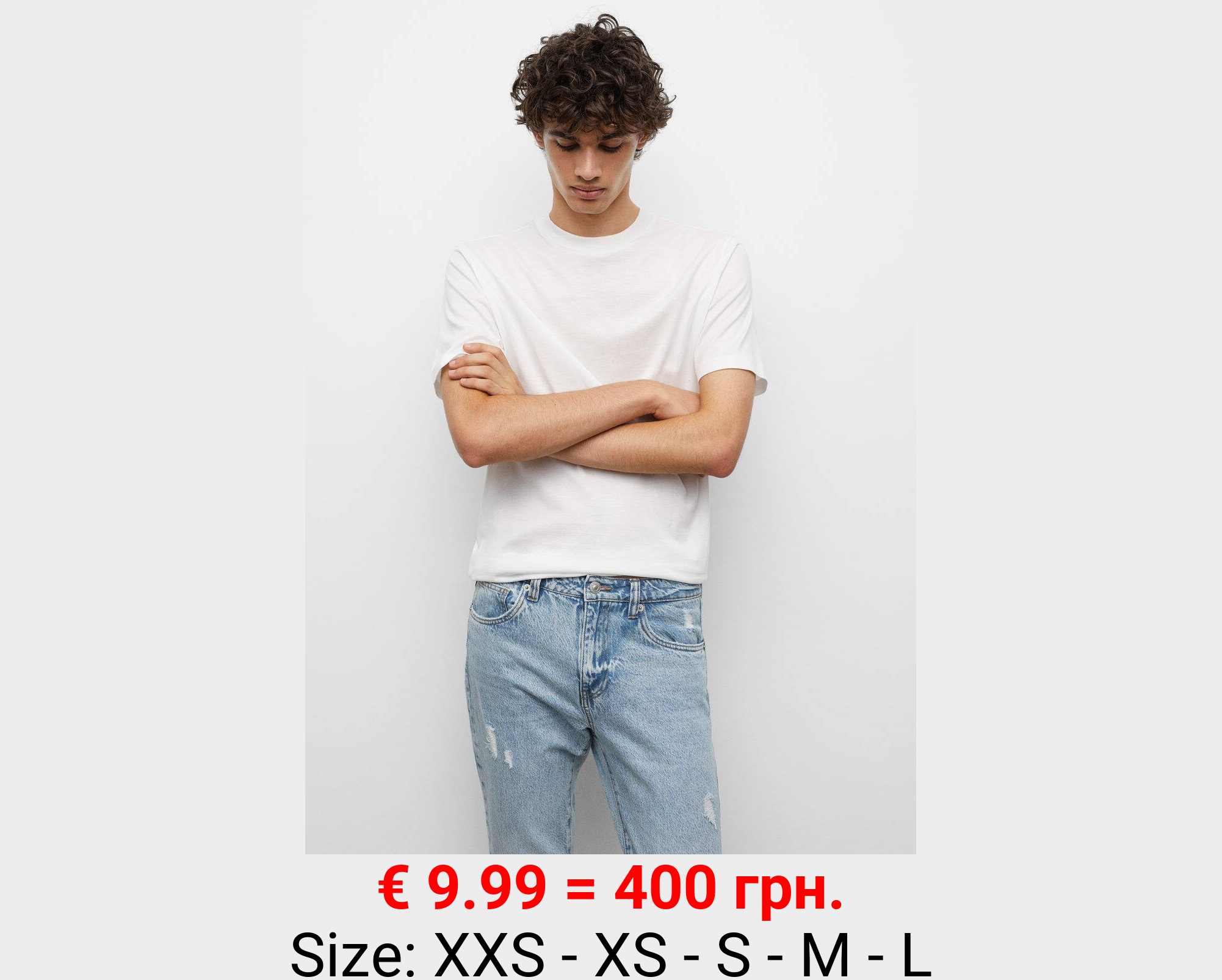 Jeans rectos tobilleros