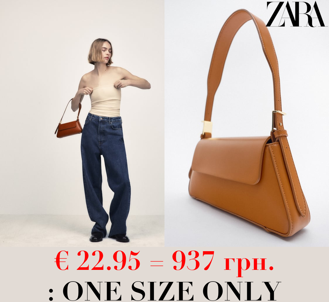 MINIMALIST SHOULDER BAG WITH FLAP