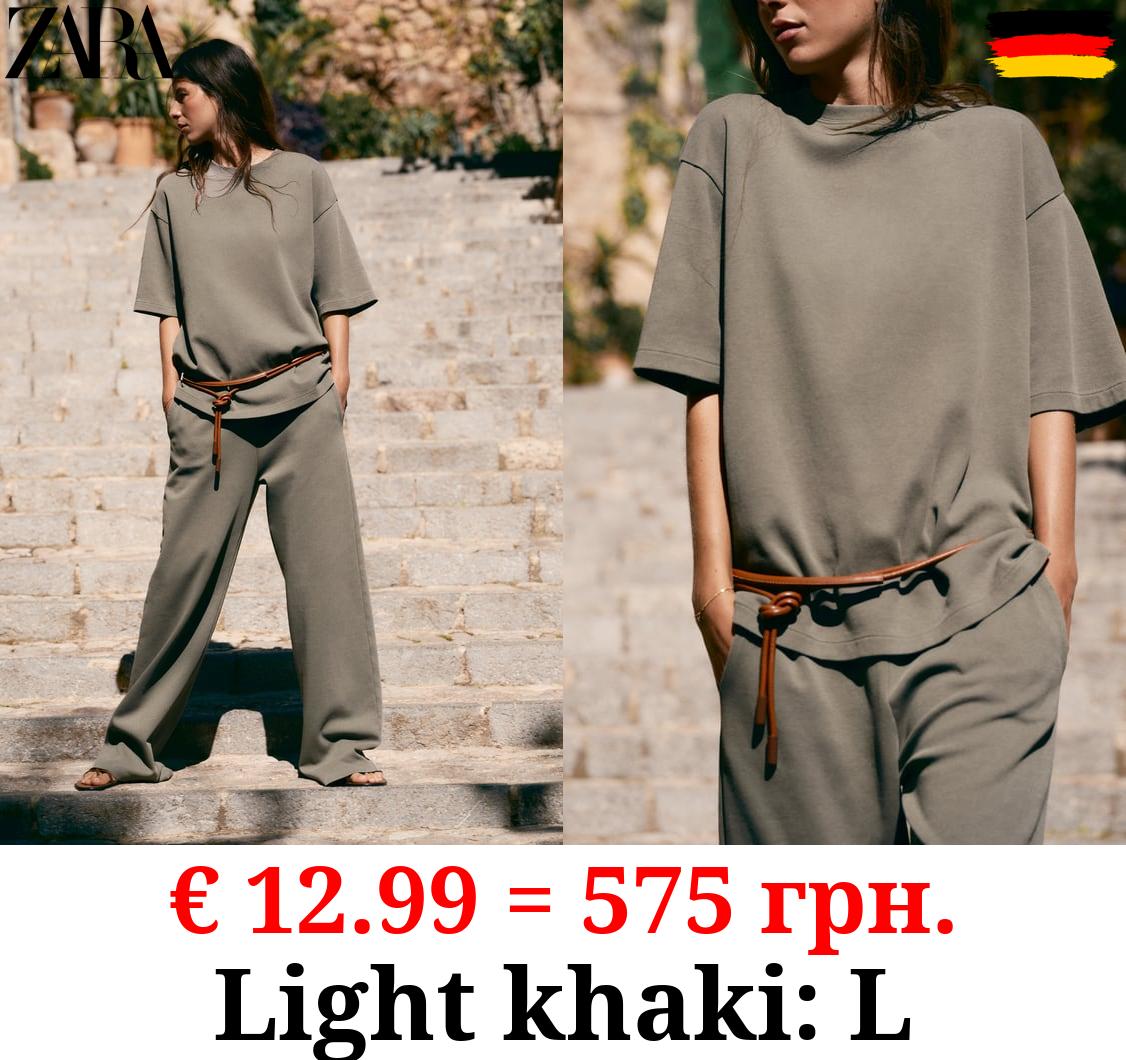 WASHED INTERLOCK T-SHIRT