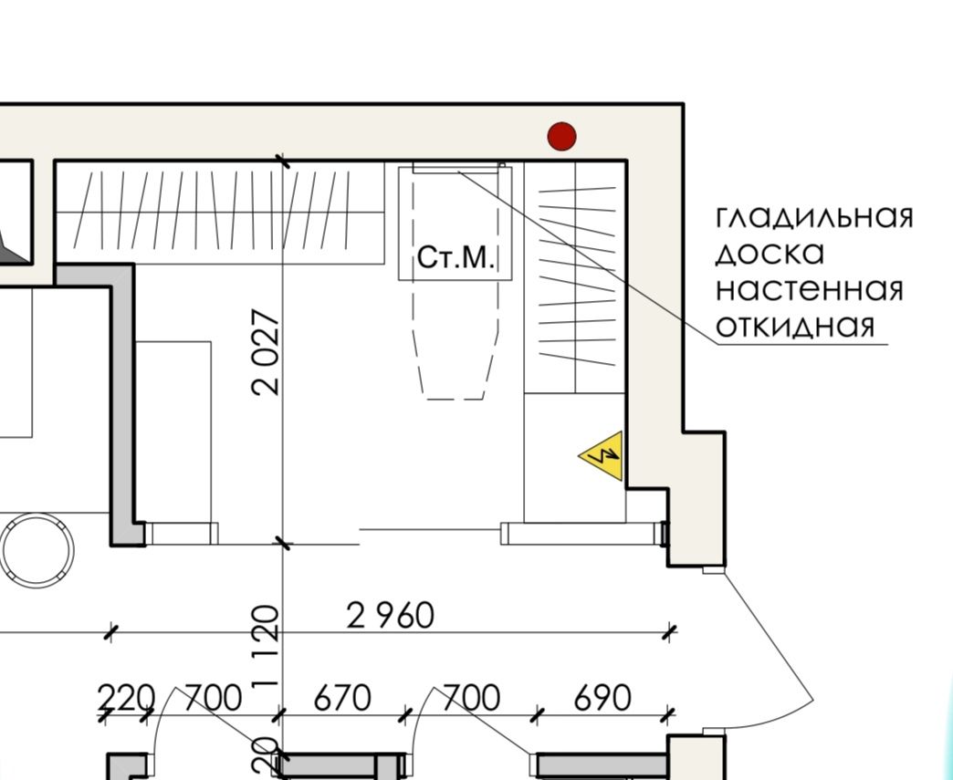 Кладовка на плане