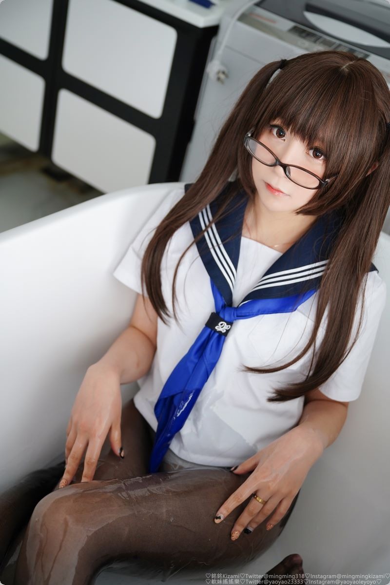 [Cos]銘銘Kizami - 黑絲JK制服 [109P] 44