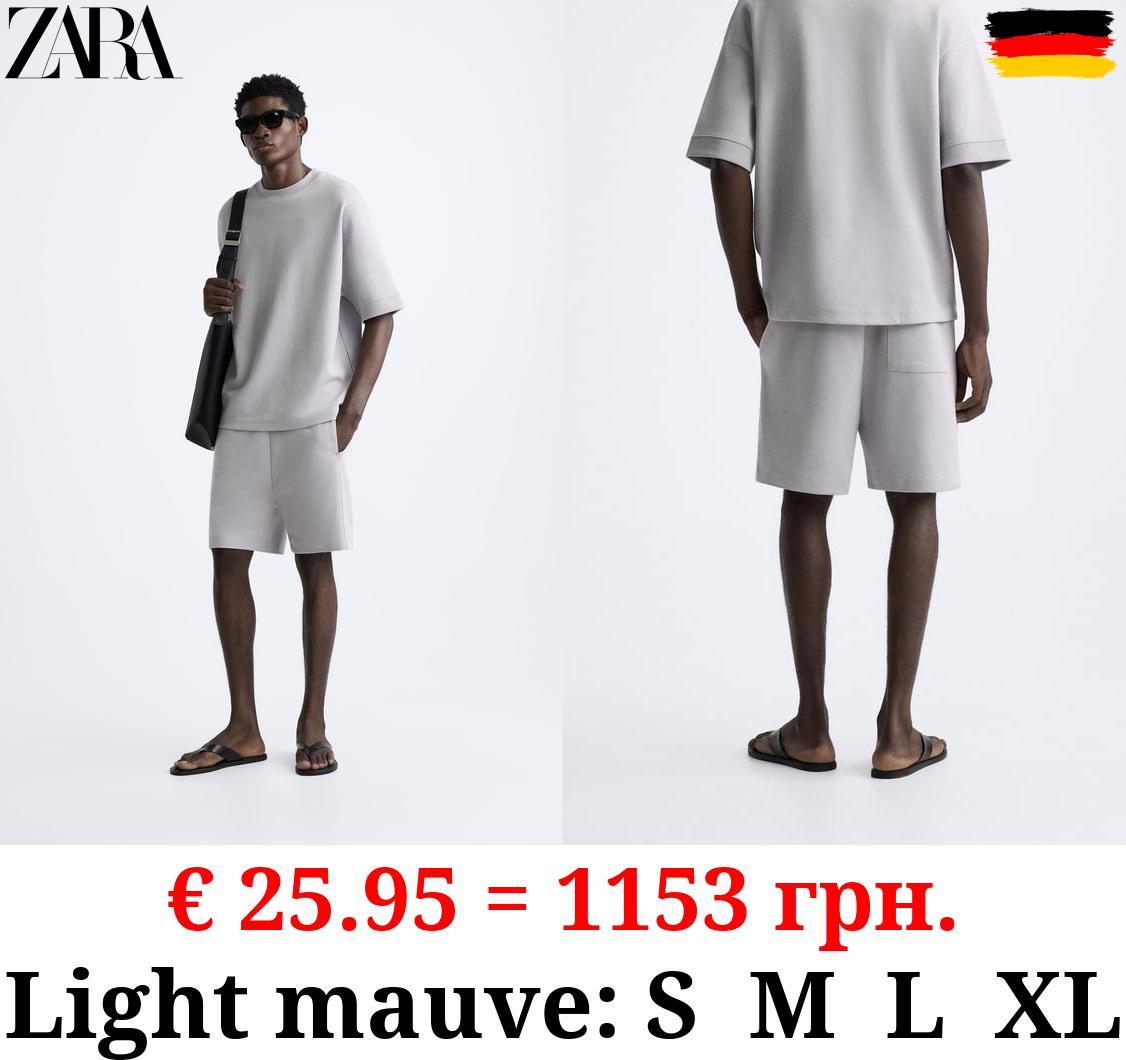 COMPACT JOGGER BERMUDA SHORTS