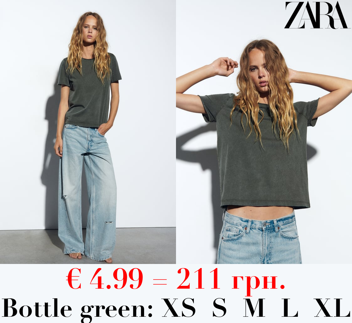 FITTED FADED T-SHIRT