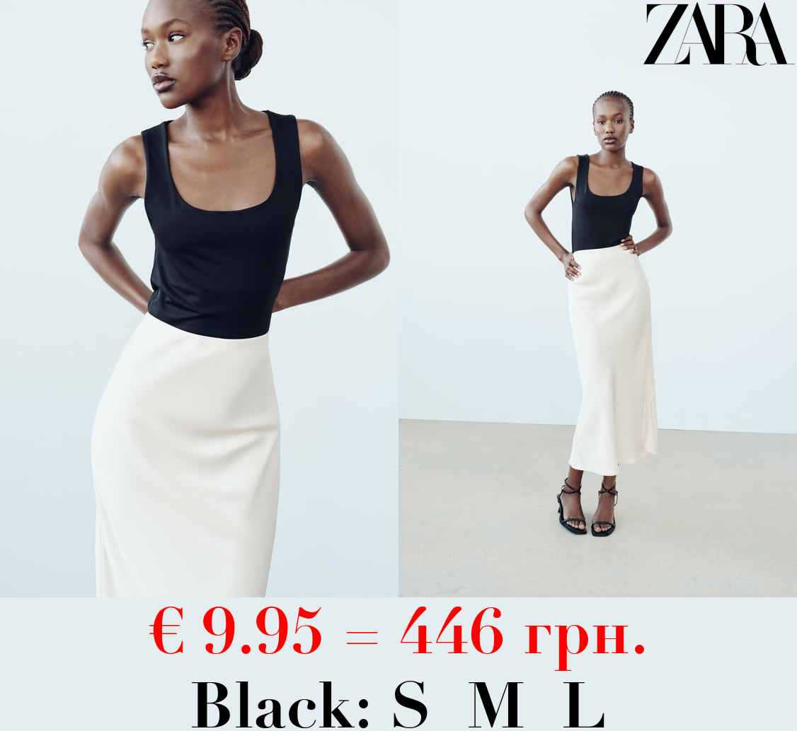 POLYAMIDE TOP WITH WIDE STRAPS