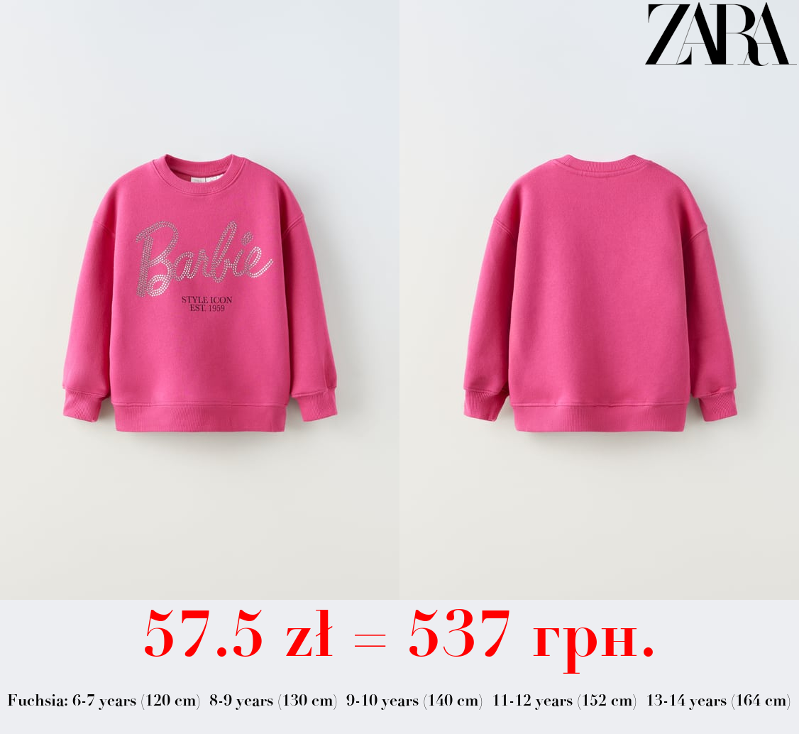 RHINESTONE BARBIE™ MATTEL SWEATSHIRT.