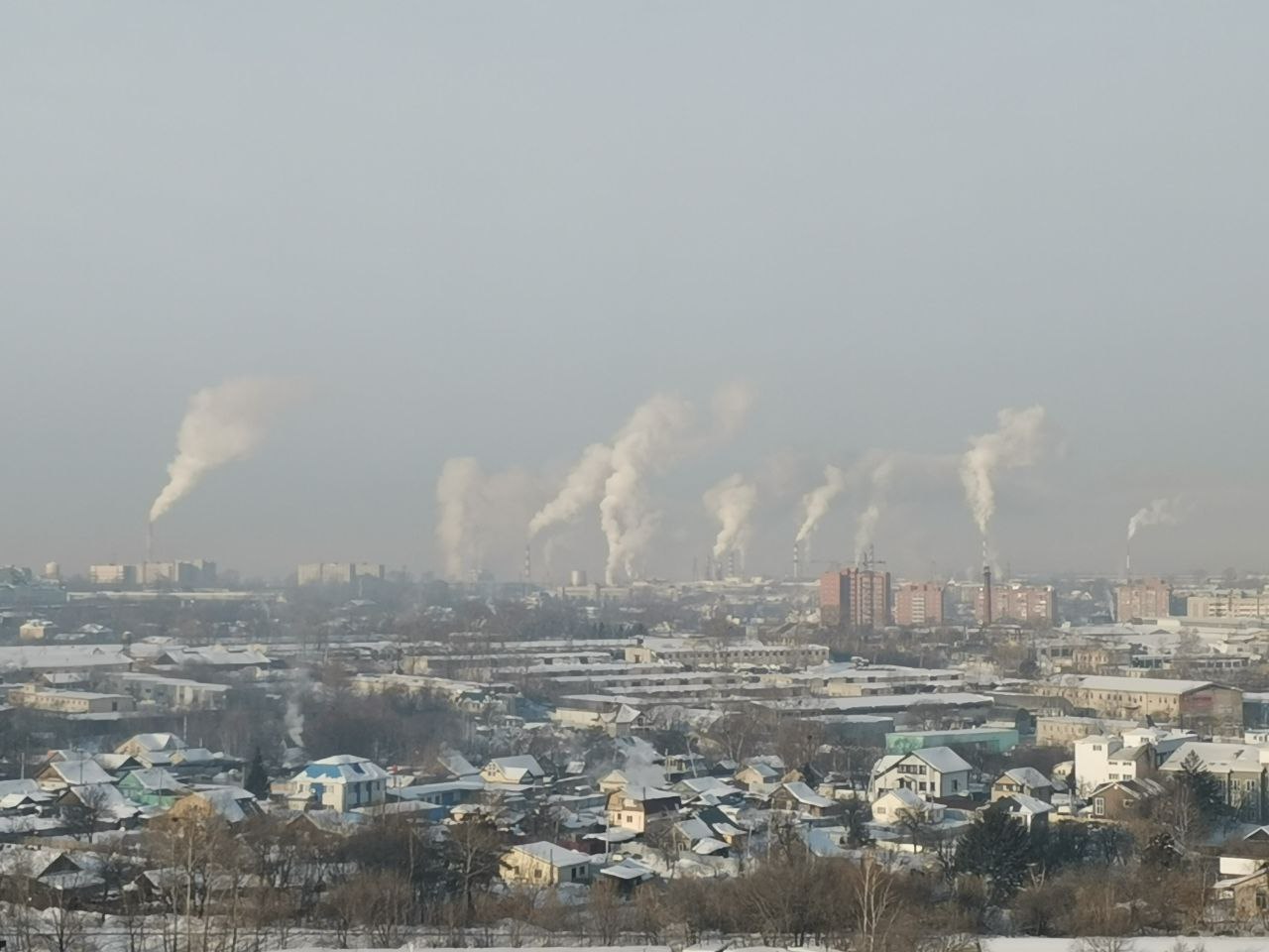 ПДК вредных примесей в воздухе Хабаровска привысило до 1,4 раза