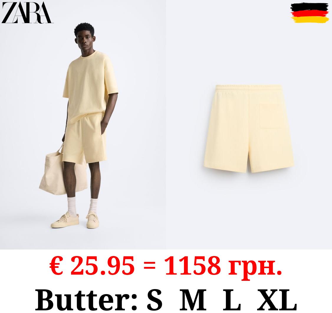 COMPACT JOGGER BERMUDA SHORTS