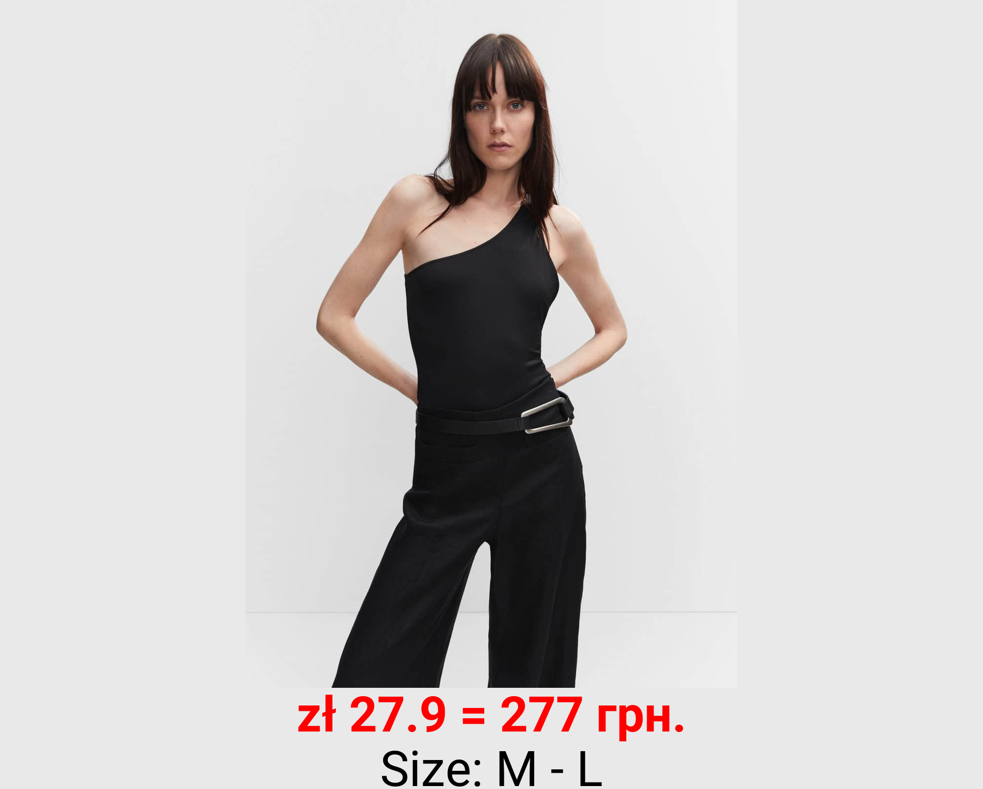 Body asimétrico espalda descubierta