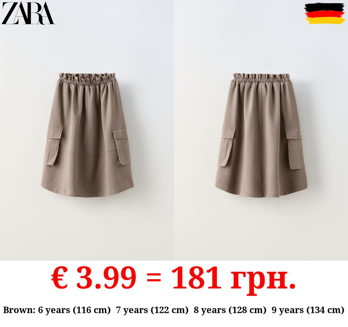 CARGO SKIRT WITH COMBINED POCKETS