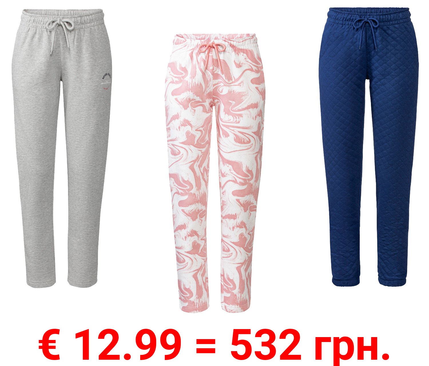 esmara® Damen Sweathose mit Gummizugbund