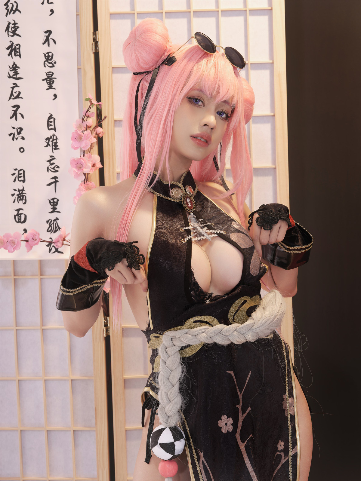 Cosplay PingPing平平 Bremerton KungFu Qipao 13