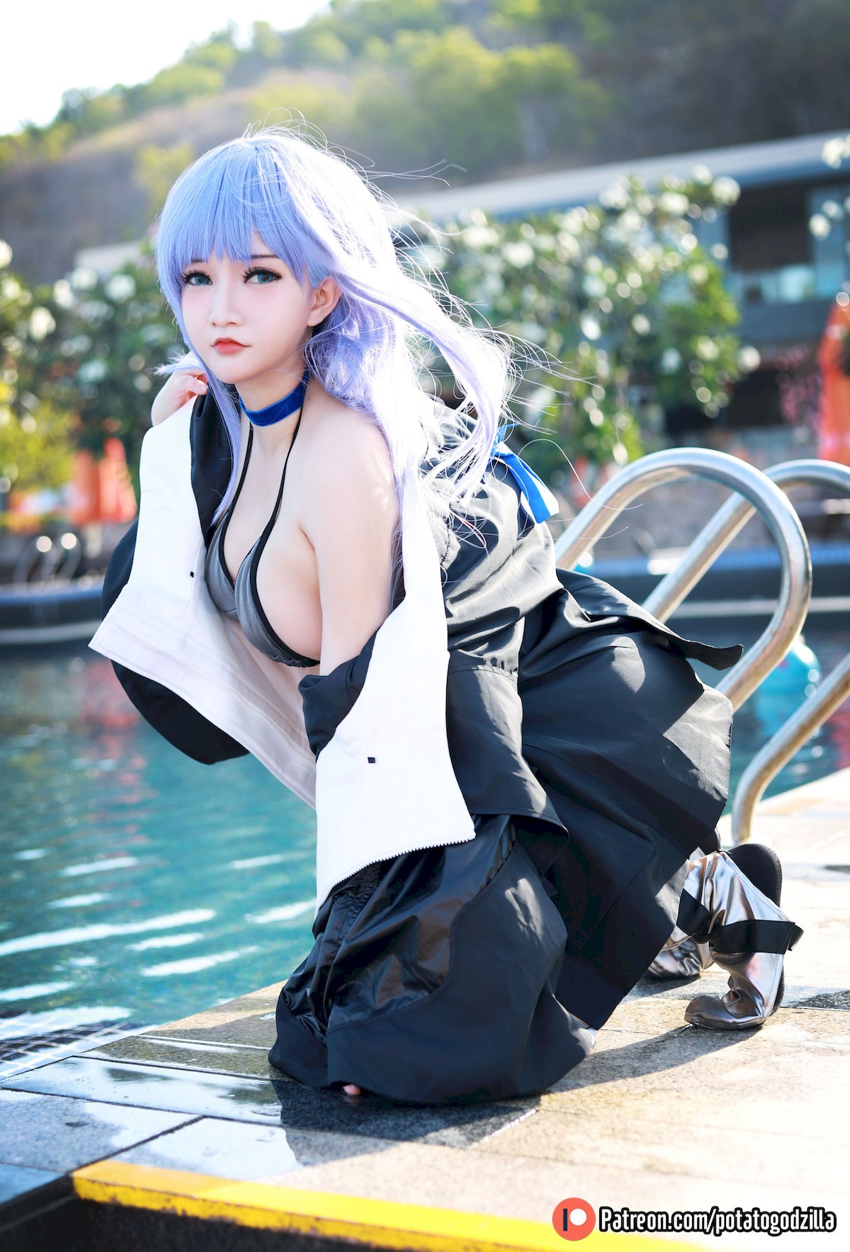 Potato Godzilla Cosplay 水着メルトリリス 24