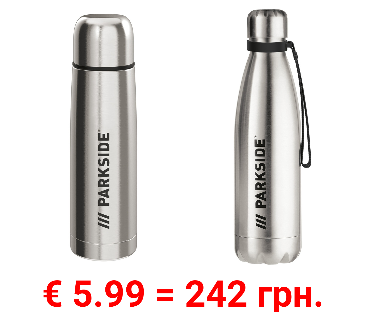 PARKSIDE® Isolierflasche, aus Edelstahl