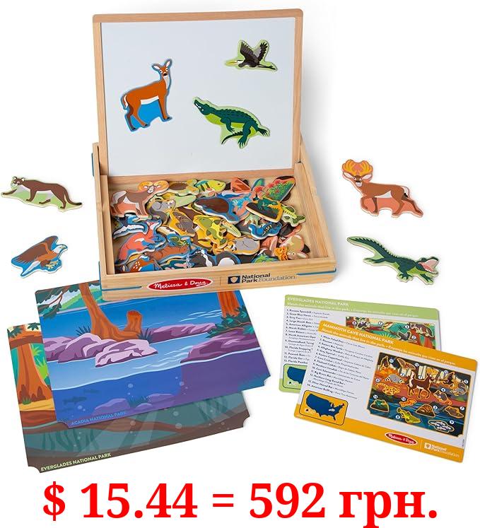 Melissa & Doug National Parks Wooden Picture Matching Magnetic Game Kids Animal Magnets Activity for Boys and Girls Ages 3+ - FSC-Certified Materials
